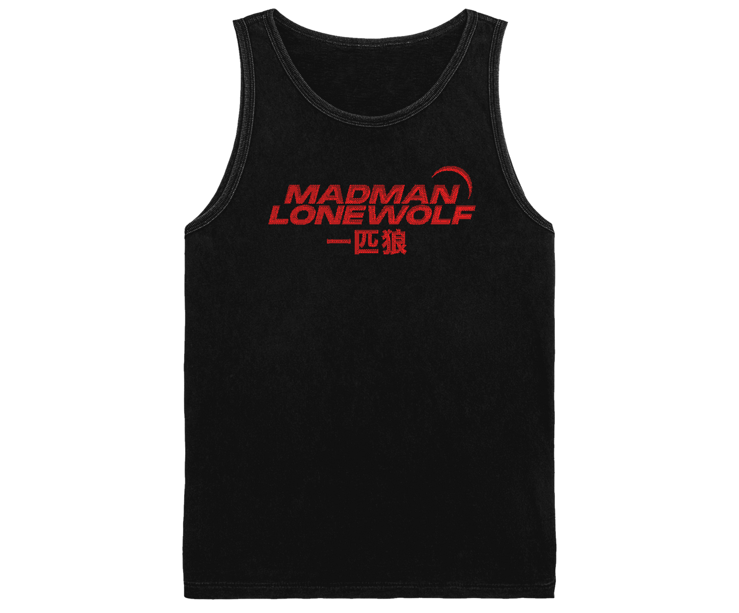 TANKTOP "LONEWOLF" BLACK