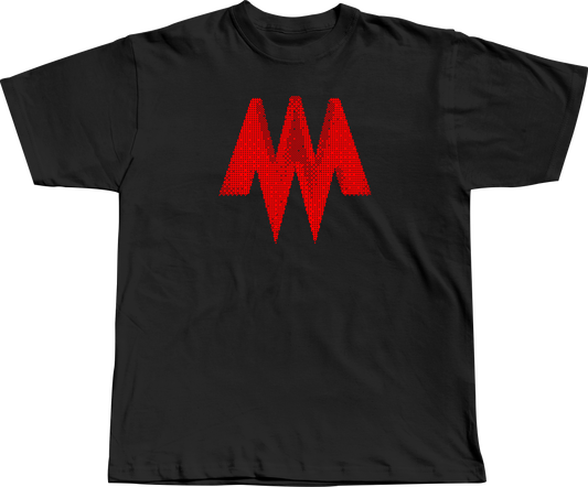 T-SHIRT "MM" BLACK