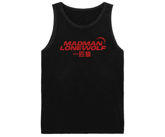 TANKTOP "LONEWOLF" BLACK