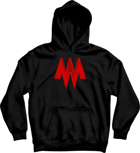 HOODIE "MM" BLACK